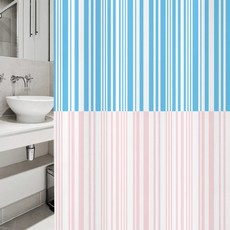 디자인수풀 북유럽 스타일 샤워 커튼 sc840 세트 L, 1개