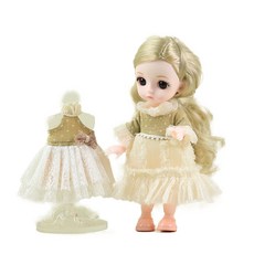 名人球形關節娃娃 16cm+衣服 2入+鞋子, 雷切爾（人偶）