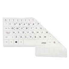 파인피아 노트북 플러스 2 NT550XDA-K78AW용 문자 키스킨, WHITE, 1개