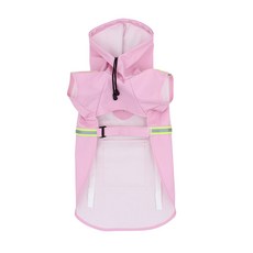 마켓A 스카치 안전 강아지 우비, 핑크, 1개