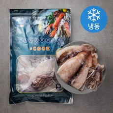 서풍앤쿡 손질 오징어 3미 (냉동), 600g, 1개