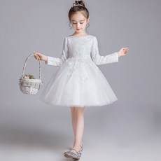 Edge Land女童款小花藤蔓短洋裝