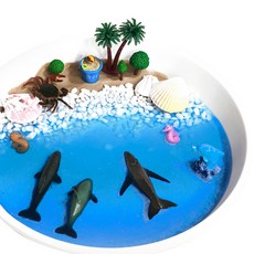 스몰월드 여름바다 젤리바다 만들기 놀이 키트 놀이꾸러미, 혼합색상