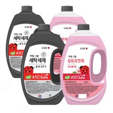 아임그램 울 면 진드기 세탁세제 본품 2.5L + 섬유유연제 핑크블라썸향 2.5L 세트, 2세트