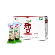 짱죽 유아용 헬로까까짱 유기농 라이스 팡 과자 15g x 10p, 1개, 단호박 + 비트 + 시금치 혼합맛, 150g