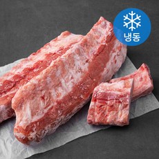 국제식품 스페인산 수입돈등갈비 구이용 원물 (냉동), 1kg, 3개