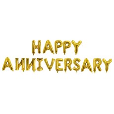 마켓감성 기념일 축하 커튼 세트, 골드, 화이트, 1세트