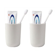 소프트 양치컵, 화이트, 2개