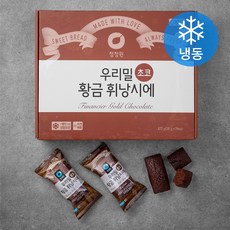 청정원 우리밀 초코 황금 휘낭시에 (냉동), 28g, 24개