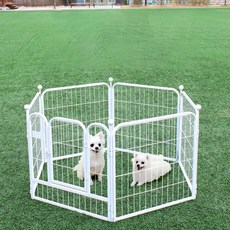 엔터펫 반려동물 모양 변형이 가능한 울타리 펜스 6p 세트, 1개