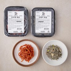 강남밥상 잔멸치볶음 80g + 진미채볶음 150g, 1세트