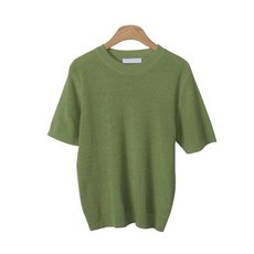 반팔라운드니트