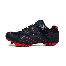 일반페달슈즈 클릿슈즈 로드 MTB 자전거 운동화, 레드, 260~265