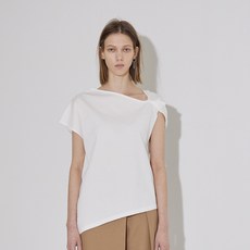 에콘 여성용 트레비 슬롭 탑 반팔 티셔츠