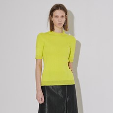 에콘 여성용 아이싱 젤라또 니트 탑 반팔 티셔츠