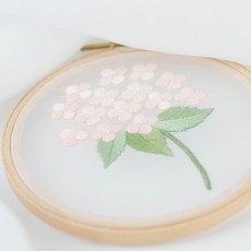 法式刺繡組, 1套, 繡球花