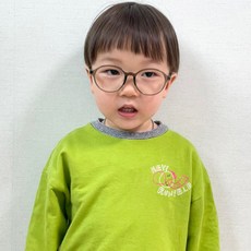 도도앤뉴 아동용 원형 안경테 블루라이트 차단 안경