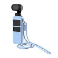 MAJENTA 오즈모 포켓 바디 짐벌 실리콘 케이스 스카이블루, 1개