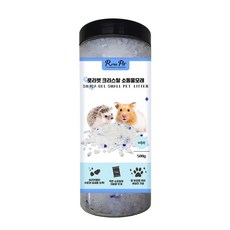 로라펫 크리스탈 소동물모래 레몬향, 500g, 1개