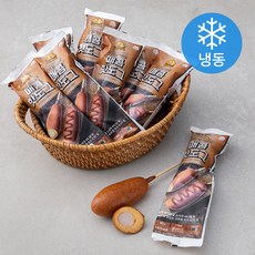 굳닭 닭가슴살 매콤 핫도그 (냉동), 80g, 10개