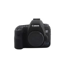 CANON 6D Mark 2 카메라 실리콘 바디보호용 케이스 블랙, 1개
