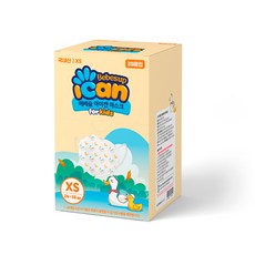 베베숲 아이캔 마스크 베이비용 XS, 20개입, 1개