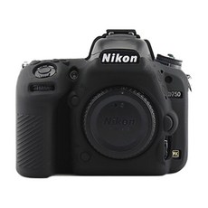 니콘 D750 카메라 바디 보호용 실리콘 케이스 블랙, 1개