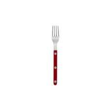사브르 비스트로 샤이니 케이크포크 16cm, 버건디, 4개