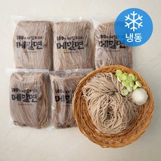 100% 메밀면 5봉 (냉동), 1000g, 1개