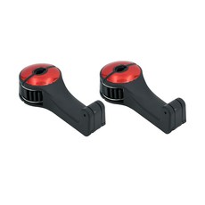 홈앤탑스 차량용 핸드폰 거치대 FREE J21-00002, 레드, 2개