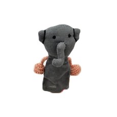 ChildrenNepal 슴슴이와 친구들 손가락 장식 인형 코끼리, 1개