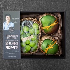 올프레쉬 프리미엄 그린에코 왕망고 + 샤인머스캣 세트, 1.31kg, 1세트
