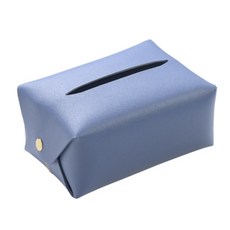 가죽 티슈박스, 파란색