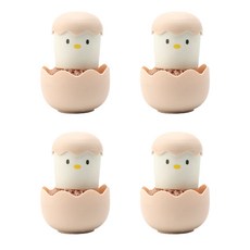 루시아이 삐약삐약 수세미 베이지, 4개, 1개입