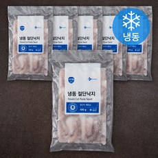 이츠웰 절단낙지 M (냉동), 500g, 6개