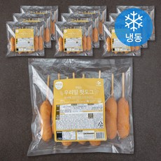 이츠웰 우리밀 핫도그 50g x 10입 (냉동), 500g, 10개입