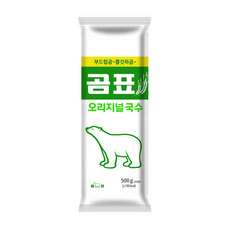 곰표 오리지널 국수 건면, 1개, 500g