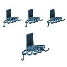 셀렉숀 주방 핸드타올 행주 걸이 후크, 블루, 4개