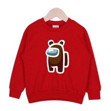 뉴욕꼬맹이 아동용 어몽어스 야광 맨투맨 제트 티셔츠 AS008