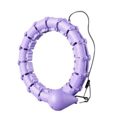 분리형 피트니스 마그 훌라후프 18노트 업그레이드, 06 라일락 퍼플, 830g, 1개