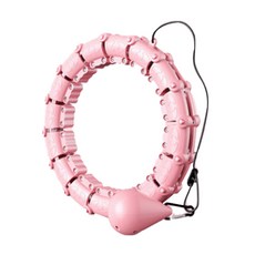 분리형 피트니스 마그 훌라후프 21노트 업그레이드, 02 코랄 핑크, 830g, 1개