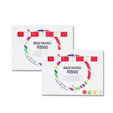 빅야드 골프공 유광 2피스 RB90 24p, 루비, 12개, 2세트 - 빅야드2피스