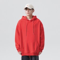 타니 남녀공용 무지 후드티셔츠