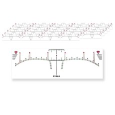 눈썹 디자인 스티커자 50p