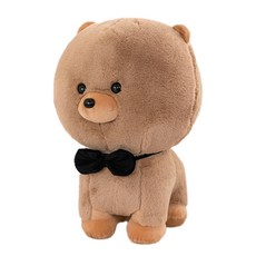 네이처타임즈 강아지 봉제 인형, 브라운, 35cm