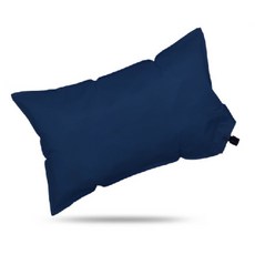 캠트래블 캠핑 압축 에어 자동 베개 + 파우치, 블루, 1세트