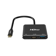 에이치디탑 USB C타입 to HDMI 4K PD충전 멀티허브, HT-3C031