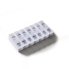 주앙오브제 맥시 휴대용 약 보관함 02 하얀, 1개