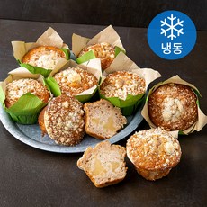 LES DElICES DES 7 VALLEES 애플 시나몬 머핀 (냉동), 120g, 9개
