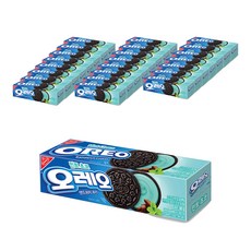 OREO 奧利奧 夾心餅乾 薄荷巧克力口味, 80g, 24盒